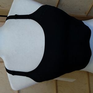 All in Motion black seamless bonded sports bra